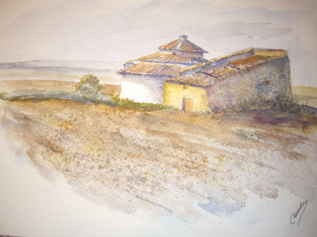 PALOMARES   ( VILLAVICENCIO DE LOS CABALLEROS)acuarela               la