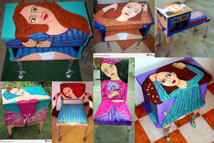 Pintura sobre muebles
