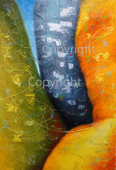 Urbano rocoso Oil Textile Figure Painting