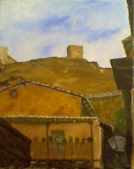 Albarracín Acrylic Canvas Landscaping