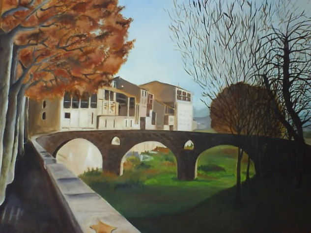 Puente Romano Oil Canvas Landscaping