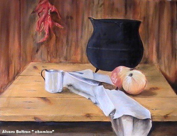 bodegon (infancia) Oil Canvas Landscaping