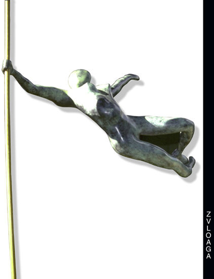 Ascender o descender Bronze Figurative