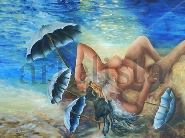 Reflejo de la corteza del tiempo Oil Canvas Nude Paintings