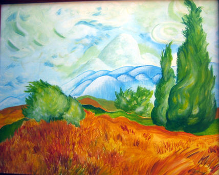 Cipreses de Van Gogh