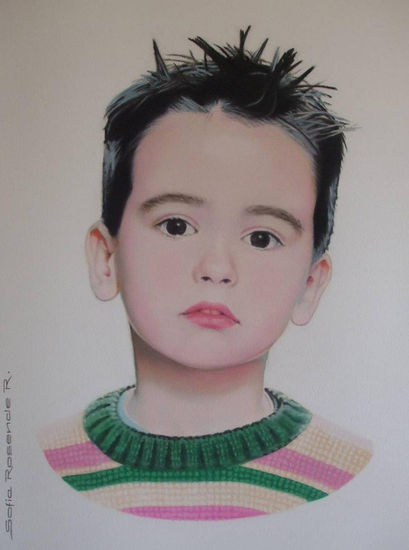 MANU Pastel Card Figure Painting