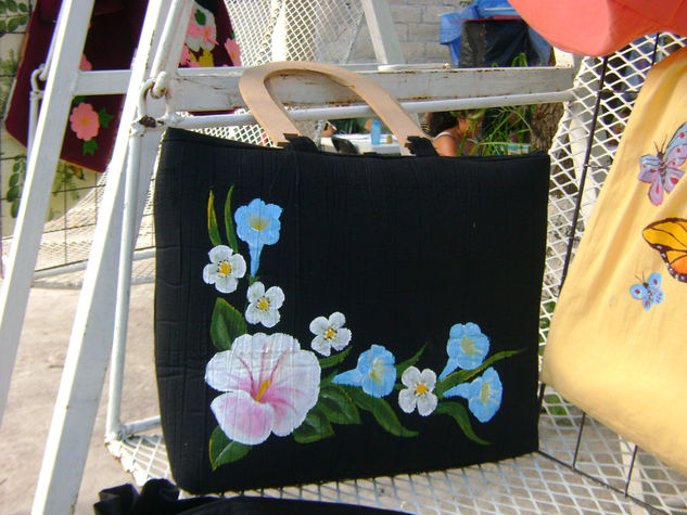 bolsa  con flores 