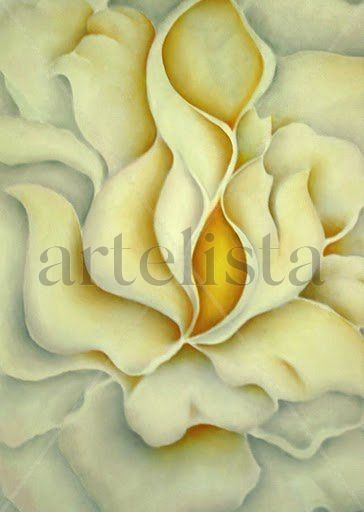 Atracción Oil Canvas Floral Painting