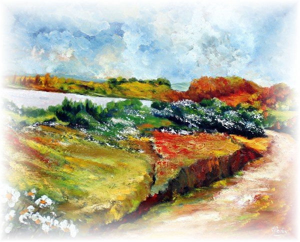 llac argenti Oil Canvas Landscaping