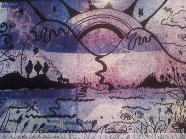 Paisaje Morado