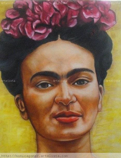 Retrato de Frida Khalo Oil Canvas Figure Painting