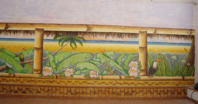 Mural Chiringuito del caribe