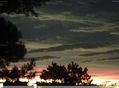 PUESTA   DE  SOL   CON NUBES  DE TORMENTA