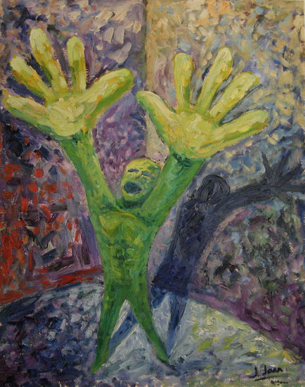 The hole 2000 Oil Canvas Figure Painting