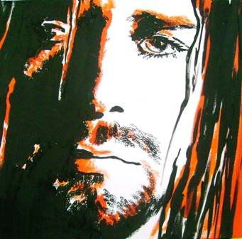 Kurt Cobain Acrílico Lienzo Retrato