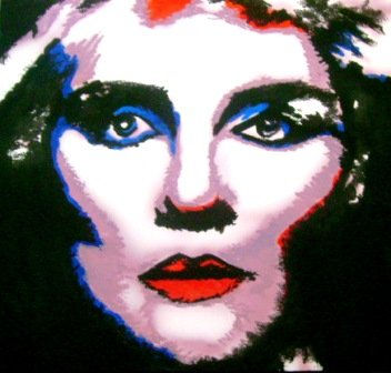 Blondie Acrylic Canvas Portrait