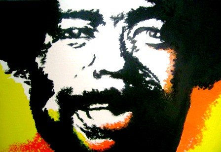 Barry White Acrylic Canvas Portrait