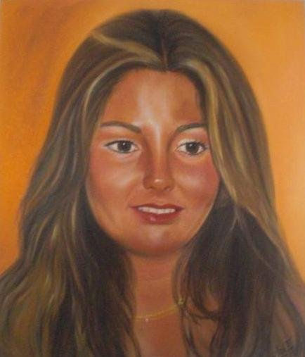 RETRATO Oil Canvas Portrait