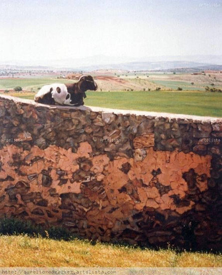 Tomando el sol Óleo Lienzo Paisaje