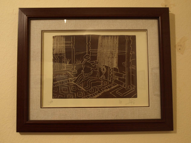 LA TEJEDORA (36X29CM)