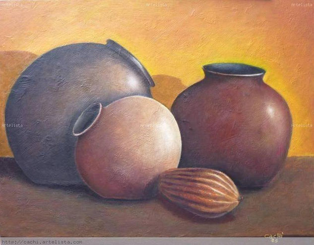 Raíces Oil Canvas Still Life Paintings