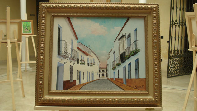 calle de los pisos (Guadalcanal) Oil Canvas Others