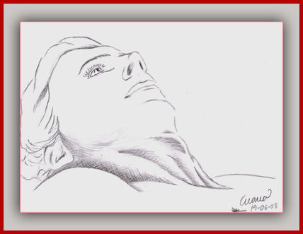 Escorzo  cabeza...