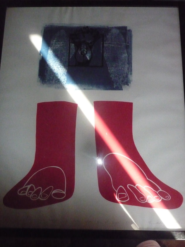 "David un hombre de botas rojas en el siglo XXI"