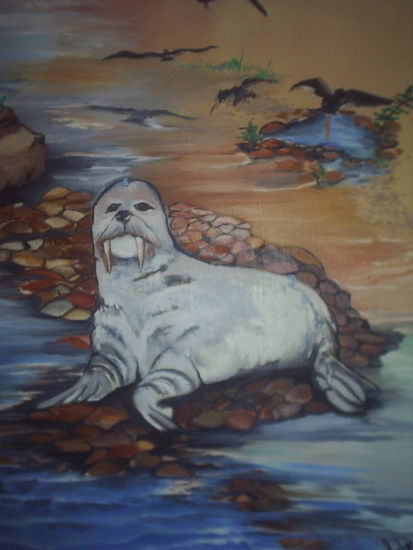 La foca Oil Canvas Landscaping