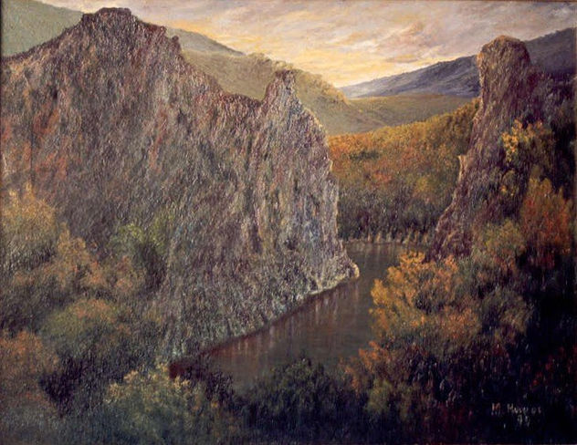 Canón do Sil ao anoitecer