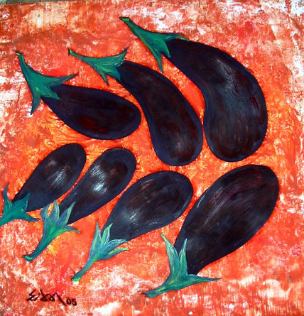 Berenjenas flotantes