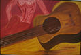 mujer y guitarra