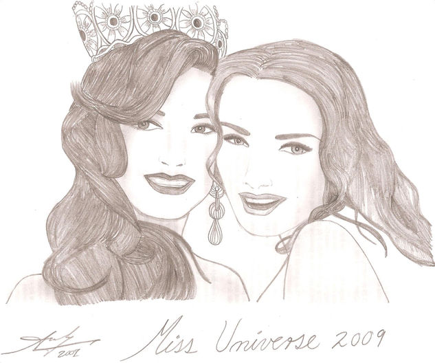 miss universo 2 Charcoal