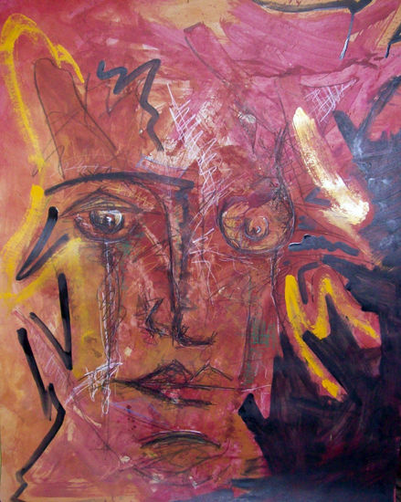 Sus ojos como tetas Mixed Media