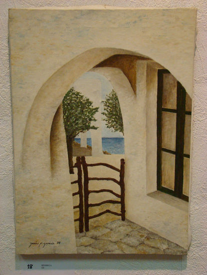 Binibeca Oil Canvas Landscaping