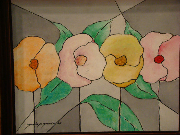 cuatro flores