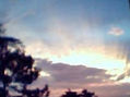 CONTRALUZ  DE  OCASO CON  TORMENTA