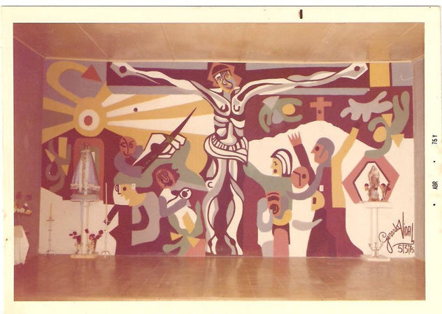 el cristo gris de la Patagònia