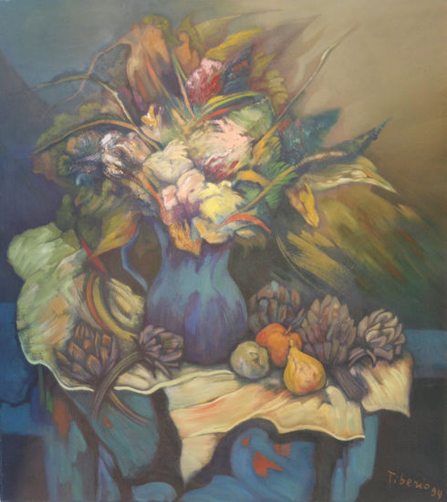 Frutaje II Oil Canvas Floral Painting