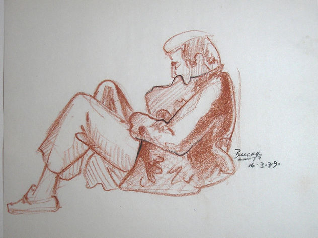 Boceto. Personaje de la calle