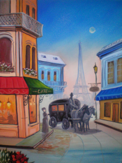 Paris Oil Canvas Landscaping