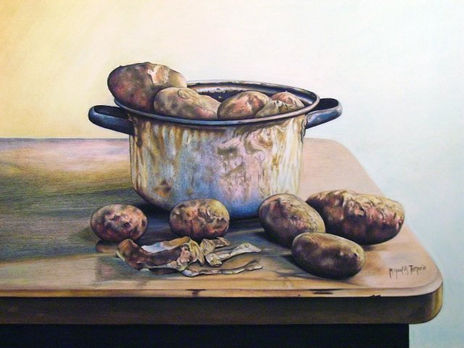 Olla y papas