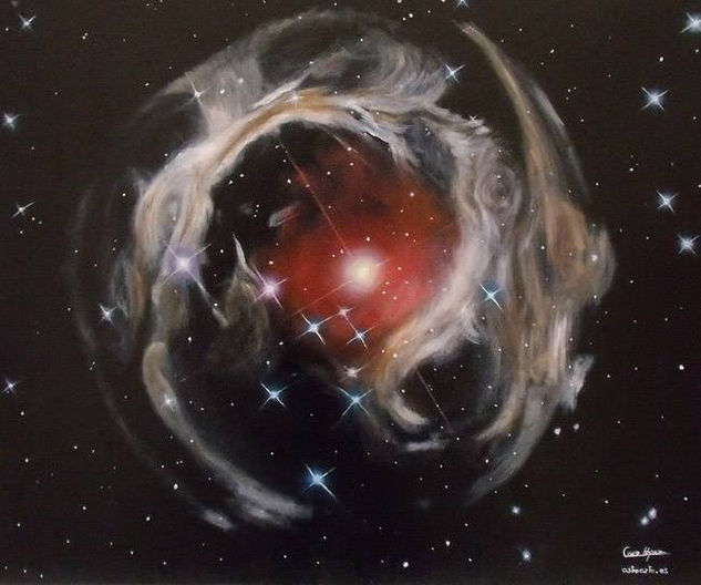 V838 Monocerotis Óleo Lienzo Otros