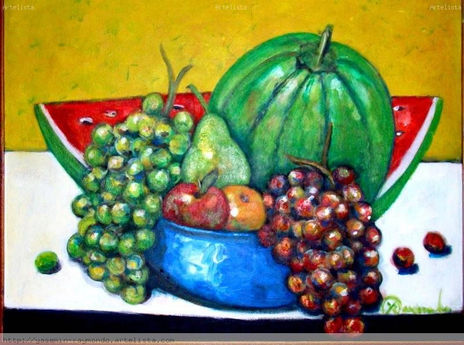 Bodegon con frutas