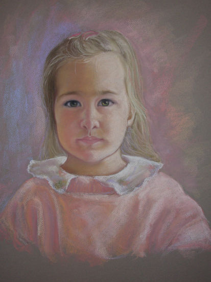 KAREN Pastel Paper Portrait