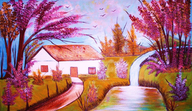 El Rostro de la primavera Oil Canvas Landscaping