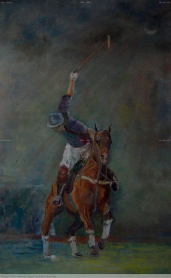 polo luna Oil Canvas Sports