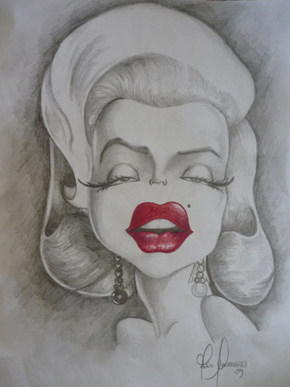 marilin monroe (caricatura) 