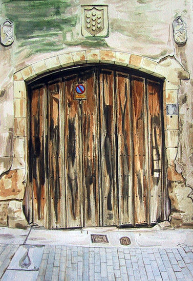 Portal de Salamanca Watercolour Paper Still Life Paintings