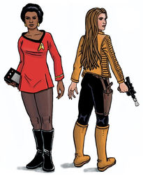 Uhura y Leia